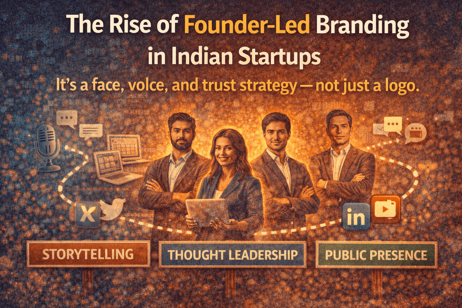 Founder-led branding in Indian startups