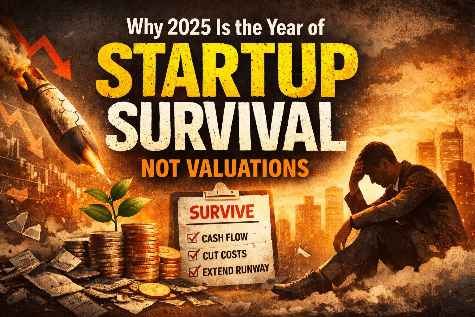 Startup survival in a challenging market