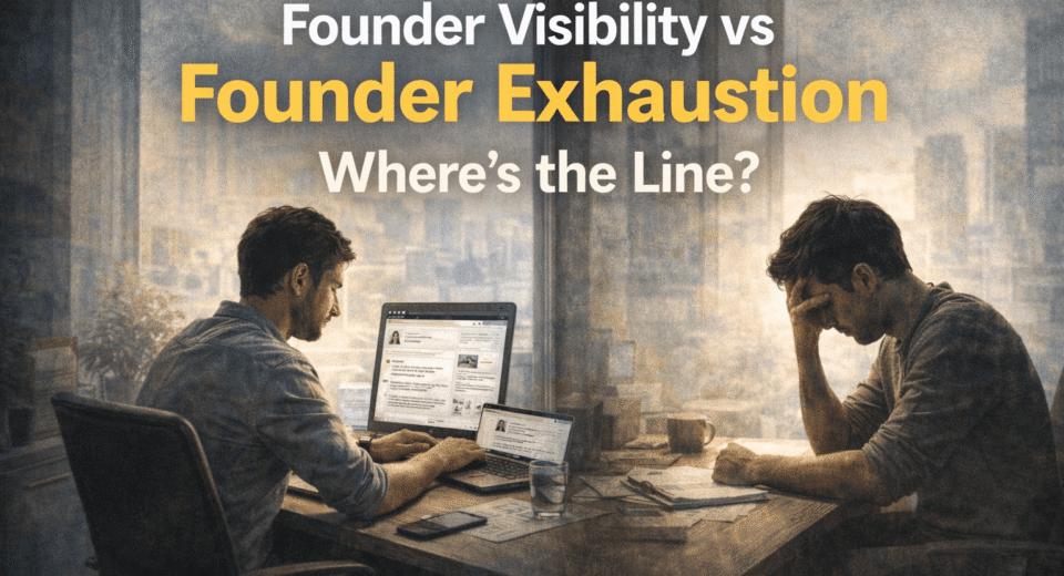 Founder Visibility vs Founder Exhaustion: Where’s the Line