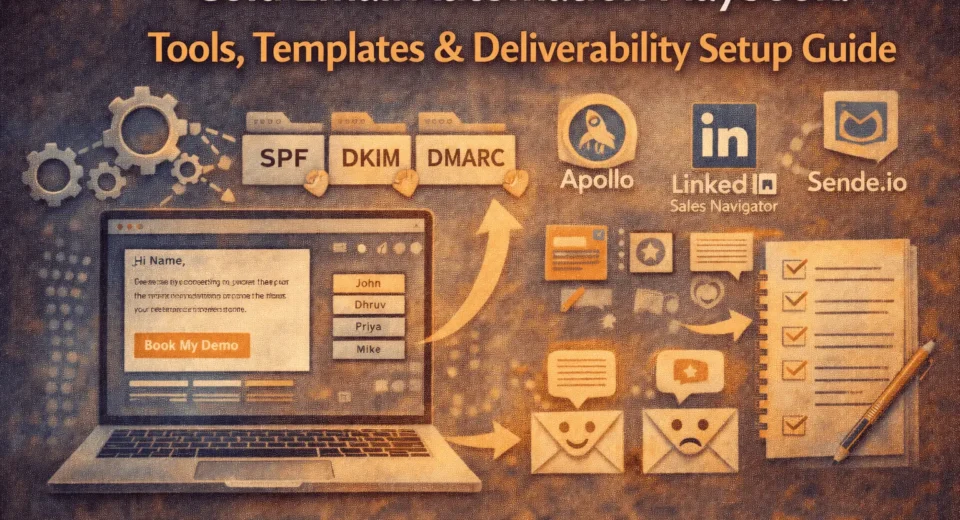 Cold email automation guide illustration