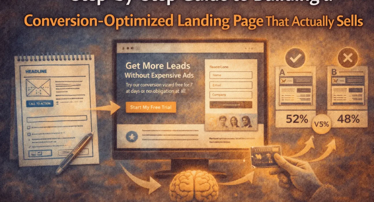Designing a conversion-optimized landing page