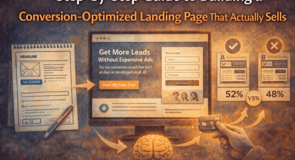 Designing a conversion-optimized landing page