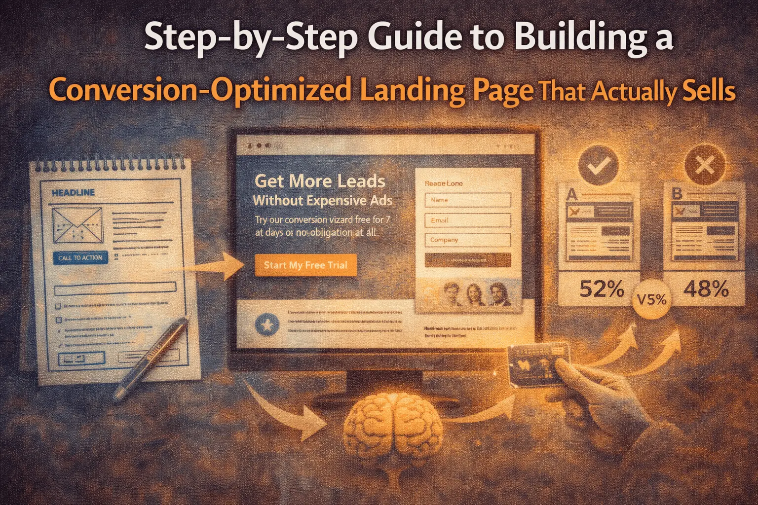 Designing a conversion-optimized landing page