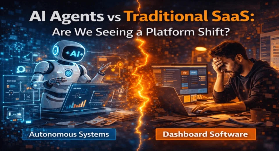 AI agents vs traditional SaaS platforms