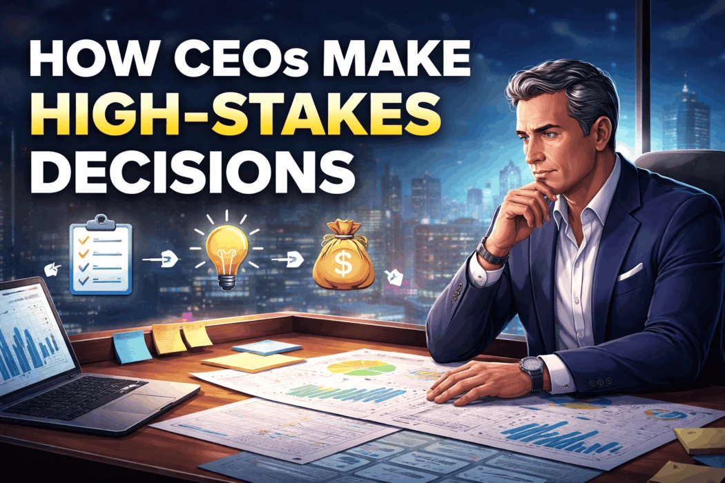 How CEOs Make High-Stakes Decisions: 7 Proven Frameworks That Actually Work