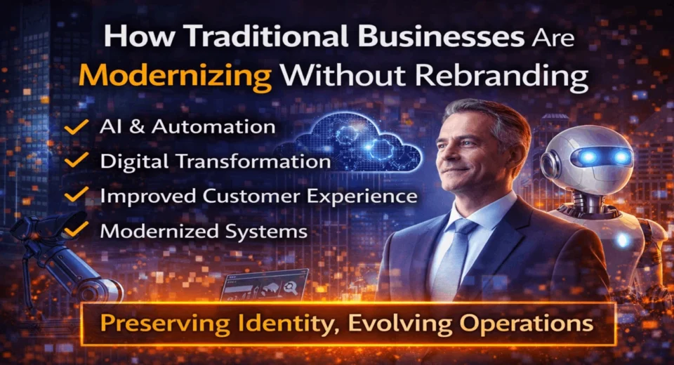 Modernizing business without rebranding